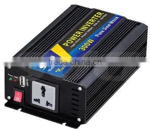 12v 110v 300W Pure Sine Wave Off Grid Solar Inverter thumbnail-1