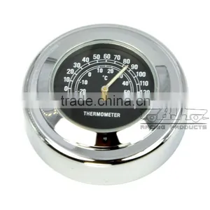 BJ-HBW-008 Waterproof Shock Resistant Billet Aluminum Motorcycle Thermometer Use on Windscreen thumbnail-4