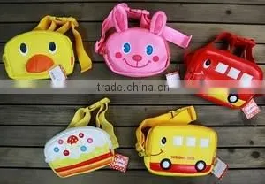 Kid Cartoon PU Leather Messenger Bag thumbnail-3