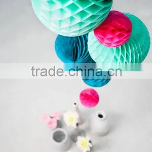 Colorful Tissue Honeycomb Ball for Party Decoration thumbnail-1