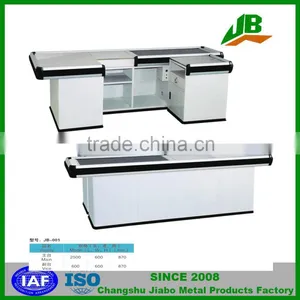 Best Buy Good Quality Cashier Desk,cashier Equipment,supermarket Checkout Counter With Conveyor Belt thumbnail-1
