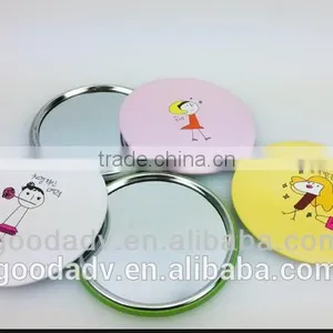 2016 Hot Sale Fashion Tin Mirror /metal Mirror for Promotion Gifts thumbnail-2