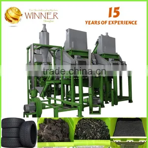 Waste Crusher Rrecycled Tire Rubber Buckets Granules thumbnail-2