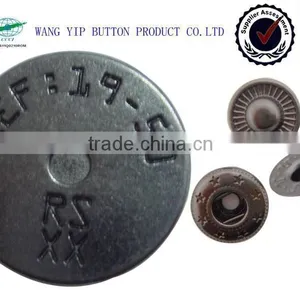 20mm Engraved Metal Snap Emergency Panic Snap Button thumbnail-1