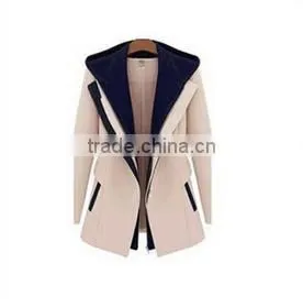 2014-2015 Hot-sale! Two Pieces of New Design Skinny Wool Blending Overcoats for Girls thumbnail-2