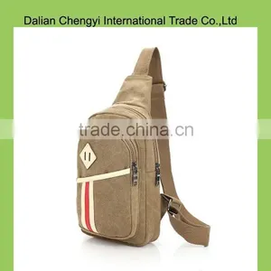Trendy Tactical Qualified Portable Canvas Chest Bag With Compartment thumbnail-1