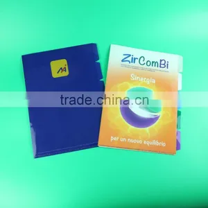 Professional Custom-made Multipage Folder, A4 pp File Bag for Paper File, L Shape Folder With Individual Tabs thumbnail-1