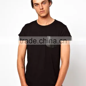 Custom Print t Shirt With Leather Sleeve thumbnail-5
