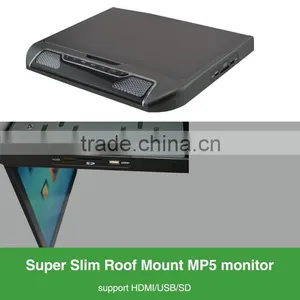 Super Slim Bus Roof Mounted Led Monitor Support Mp5/usb/sd/hdmi thumbnail-4