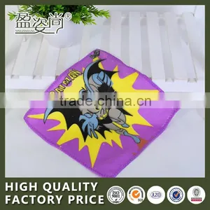 Hot China Manufacturer Cheap Hand Towel Wholesale 100% Cotton Printed Cartoon Jacquard Textile Small Square Face Towel Quality Choice thumbnail-5