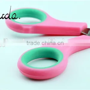 Good Quality Colourful Soft Handle Office Scissors/student Scissors BD-S1618 thumbnail-2