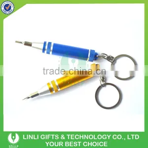 Torch Shaped Metal Aluminium Tool Kit Keyring thumbnail-2