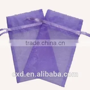 Drawstring Sealing&Handle and Hot Stamping Surface Handling Customized Personalized Organza Bag Wholesale thumbnail-1