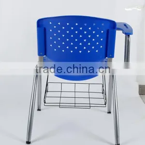 Lihua Factory Wholesale STACKABLE Plastic Student School Chairs With Writing Pad 1008d thumbnail-4