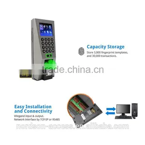 Easy to Use Metal Time Attendance Touch Screen for Biometric Fingerprint Access Control System thumbnail-6