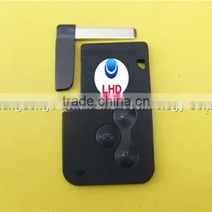 Renault Card Case for Renault Megane Clio Blank Card 3 Button Smart Key Card thumbnail-2