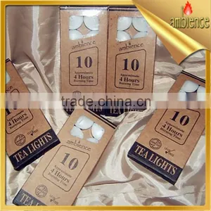 White Tea Light Candle & Paraffin Wax Candle thumbnail-1
