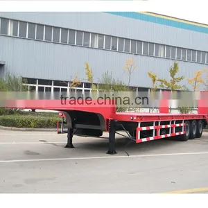 High Quality New Style Low Bed Semi Trailers and Truck Trailers for Hot Sale thumbnail-1