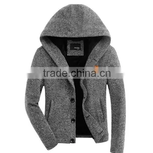 Custom Fashion Mens Zipper Sweatshirt Hoodie Dress thumbnail-2