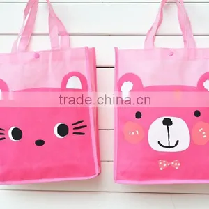 Full Printing Non Woven Bag Student Handle Lovely Bag for Shopping thumbnail-4
