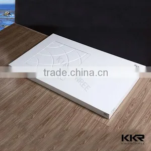 Kingkonree Stone Shower Tray 80x100 Flat Shower Tray thumbnail-5