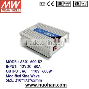 Meanwell 600W Modified Sine Wave DC-AC Power Inverter ac Drive Inverter Power Inverter 600w thumbnail-1