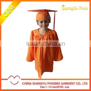 Hot High School Child Matte Graduation Cap and Gown thumbnail-1