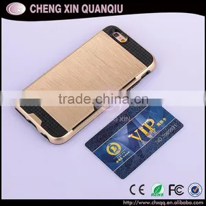 [CX]Luxury Phone Cases For Iphone 6 6s Back Card Holder For Samsung Note 4 Case Galaxy J2 J5 J7 A8 Cover thumbnail-4