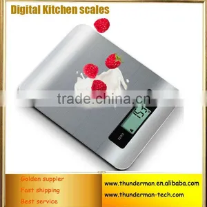 5kg Stainless Steel Digital Kitchen Food Scale With LCD Display for Kitchen Use,food,fruit,vegetable thumbnail-1