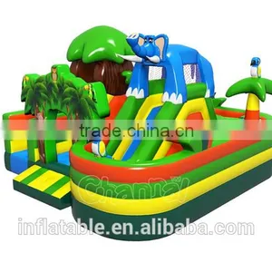 High PVC Quality Inflatable Jungle Slide Obstacle Course for Sale, Inflatable Kids Obstacle Playground thumbnail-2