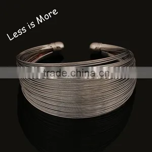 2015 Wholesale Unique Desigh Jewelry Hollow Bangle Cuff Bracelet thumbnail-2