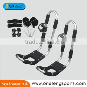 UNIVERSAL 1 SET J BAR KAYAK PADDLE SNOW SKI WAKE SURF BOARD CANOE ROOF RACK CARRIER FOR SUV CAR TRUCK CROSS BAR thumbnail-1
