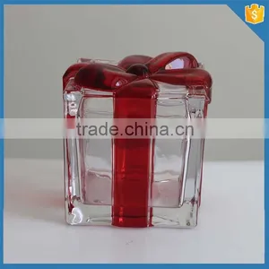 Glass Sugar Bowl With Lid Wedding Gift Bowl Nuts Sugar Canister thumbnail-4
