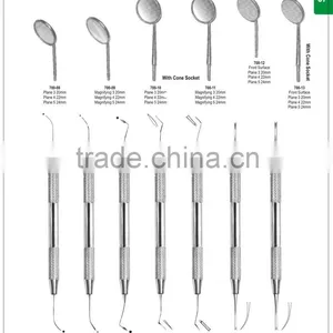 Dental Instruments Dental Mirrors Front Surface Cone Socket thumbnail-1