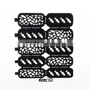 Latest Model New Design Fashion Pebble Stencil Nail Sticker thumbnail-1