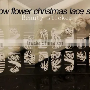 Beauty Art Ultrathin Transparent White Lace Tools Nails Stickers thumbnail-3