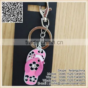 New Design Pink White Chic Cheap Shoes Keychain For Loves thumbnail-1