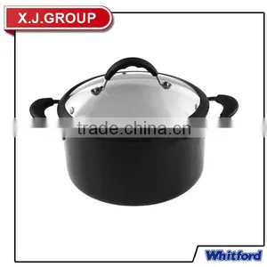 24CM Aluminum Non-stick Saucepot With Glass Lid XJ-12606 thumbnail-1