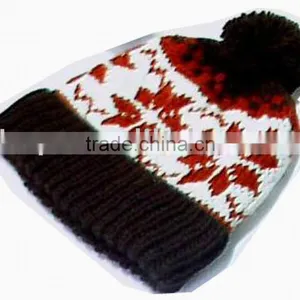 Fashion Knitted Hat With Bolls thumbnail-1