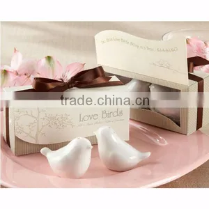 Love Birds Wedding Favors Salt and Pepper Shaker Quality Choice thumbnail-1