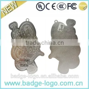 Custom Shape and Logo Metal Keychain thumbnail-1