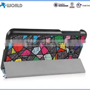 Tri Folding Color Printing Leather Case for Samsung Galaxy Tab A 7.0, Leather Case for Samsung Tab A 7.0 (T280) thumbnail-3