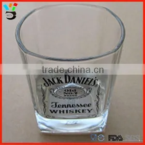 Cheap Price Machine Made Square Whisky Glass thumbnail-1