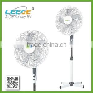 FS40-68 16" White Stand Fan With 5 PP Blades thumbnail-2
