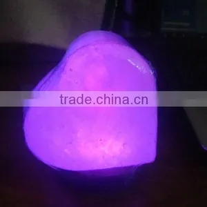 USB Salt Lamp Heart Shape thumbnail-1