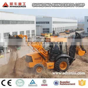 Agriculture Equipment 7ton Wheel Loader Backhoe Tractor for Sale thumbnail-3
