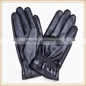 Factory Price 100% Authentic Leather Men Worker Motorcycle Gloves thumbnail-2