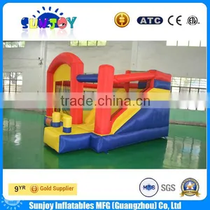 China Supplier Toys Cheap Small Inflatable Bouncer With Slide for Home Use thumbnail-3