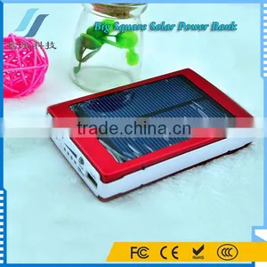Dual USB Portable Solar Battery Charger Power Bank 6000mAh for IPhone for IPad for Android Phone thumbnail-1