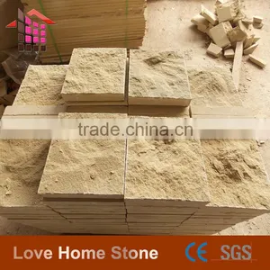 Cheap China Factory Supplier Beige Sandstone Slabs for Outdoor Wall thumbnail-4